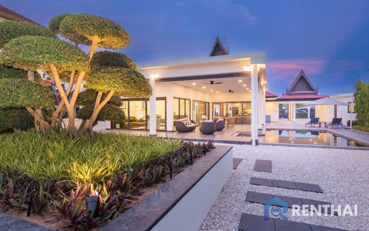 For SaleHousePattaya, Bangsaen, Chonburi : Fully Furnished 4bed Villa in Pattaya