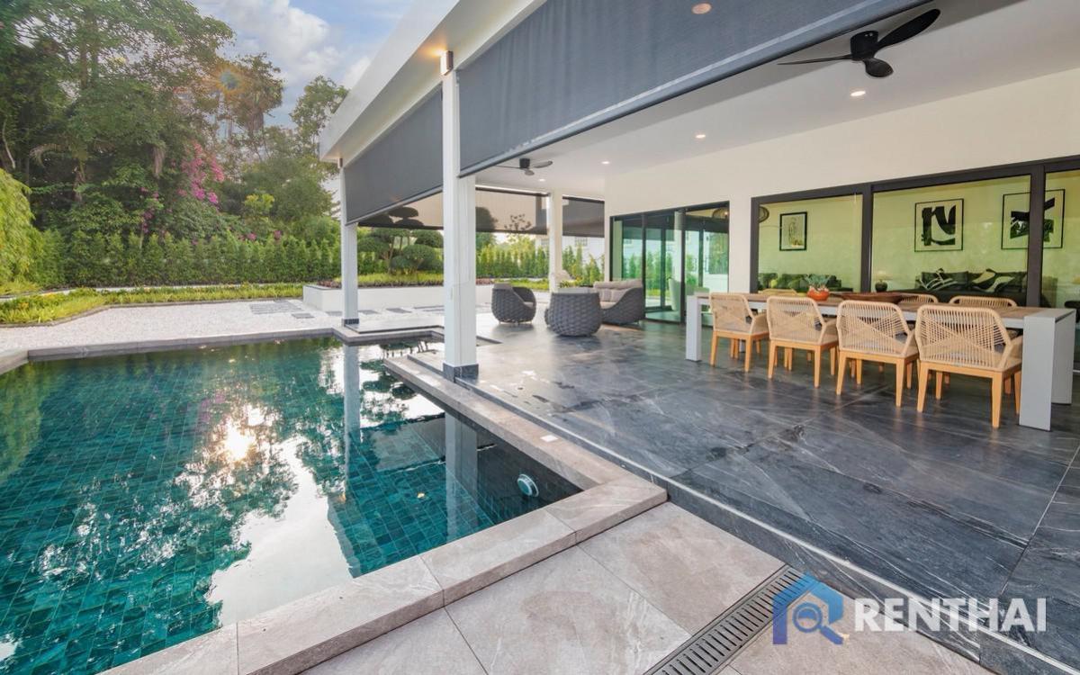 For SaleHousePattaya, Bangsaen, Chonburi : Fully Furnished 4bed Villa in Pattaya