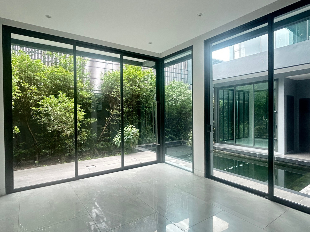 ขายบ้านเลียบทางด่วนรามอินทรา : ขายบ้านเดี่ยวบูก้าน โยธินพัฒนา 3 ชั้น 112.80 วา พื้นที่ใช้สอย 737 ตรม.  พร้อมสระว่ายน้ำ เเละลิฟท์โดยสาร