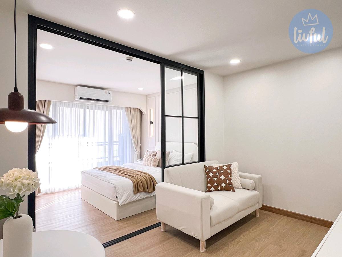 ให้เช่าคอนโดรัชดา ห้วยขวาง : ให้เช่า คอนโดย่านรัชดา19 พร้อมเฟอร์, เครื่องใช้ไฟฟ้า 