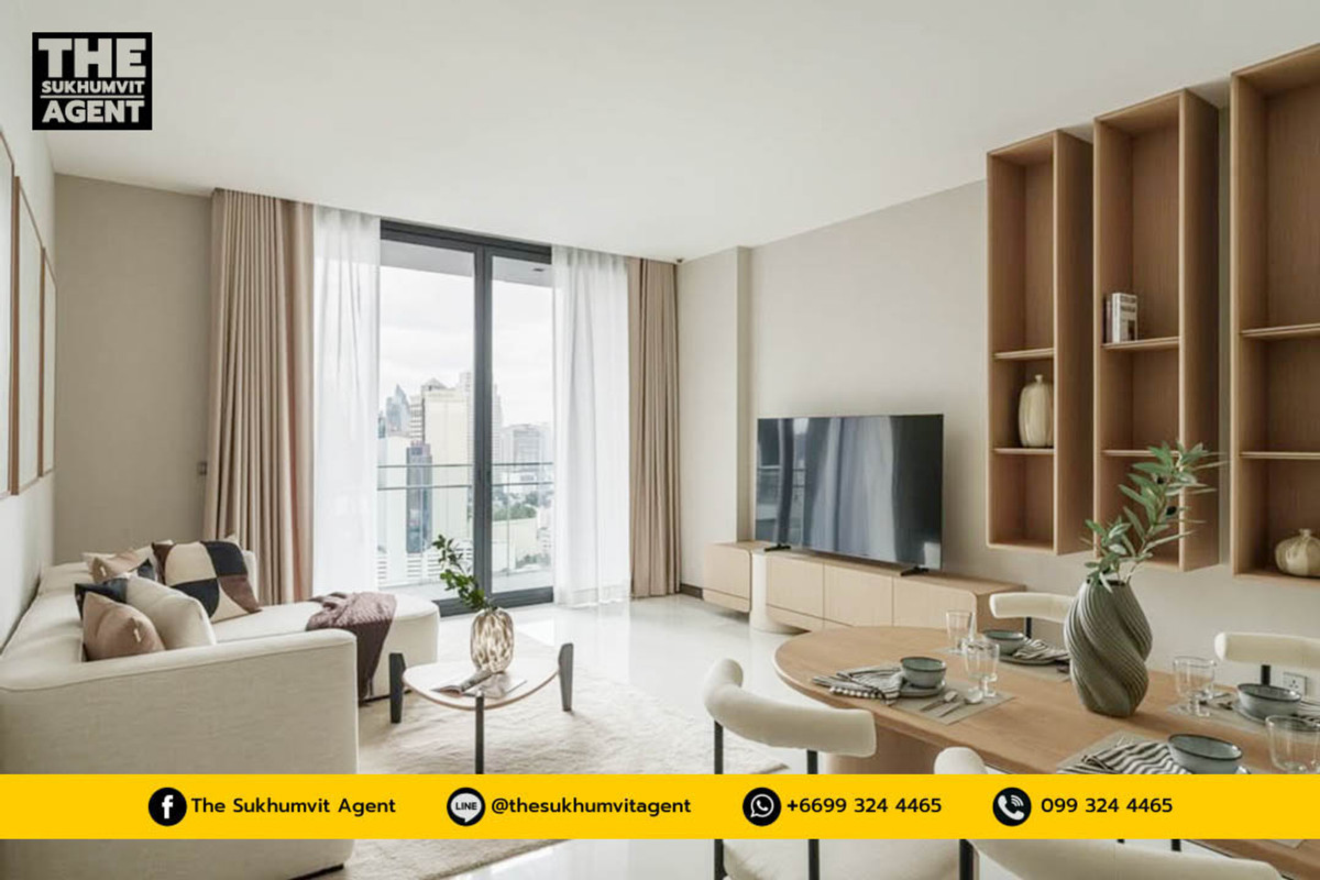 ให้เช่าคอนโดนานา : JY-R2555 - ให้เช่า คิว วัน สุขุมวิท ใกล้ BTS นานา, ขนาด 108 ตร.ม., 2 ห้องนอน, 2 ห้องน้ำ, ชั้น 20