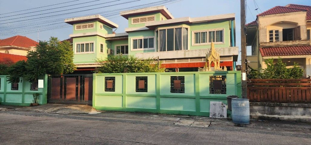 ขายบ้านมีนบุรี-ร่มเกล้า : 132ตรว 8นอน4น้ำ4จอด บ้านเดี่ยว 2 ชั้น พนาสนธิ์ การ์เด้นวิลล์ ถนนไมตรีจิต คลองสามวา