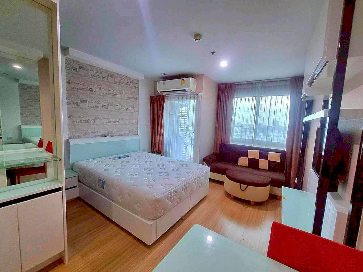 ให้เช่าคอนโดท่าพระ ตลาดพลู วุฒากาศ : ปล่อยเช่า คาซ่า รัชดา ราชพฤกษ์ 26 ตร.ม. เฟอร์บิ๊วอิน เครื่องใช้ไฟฟ้าครบ มีเครื่องซักผ้า แอร์ใหม่ พร้อมเข้าอยู่ สภาพดี ชั้น 7 ทิศใต้ ลมแรง