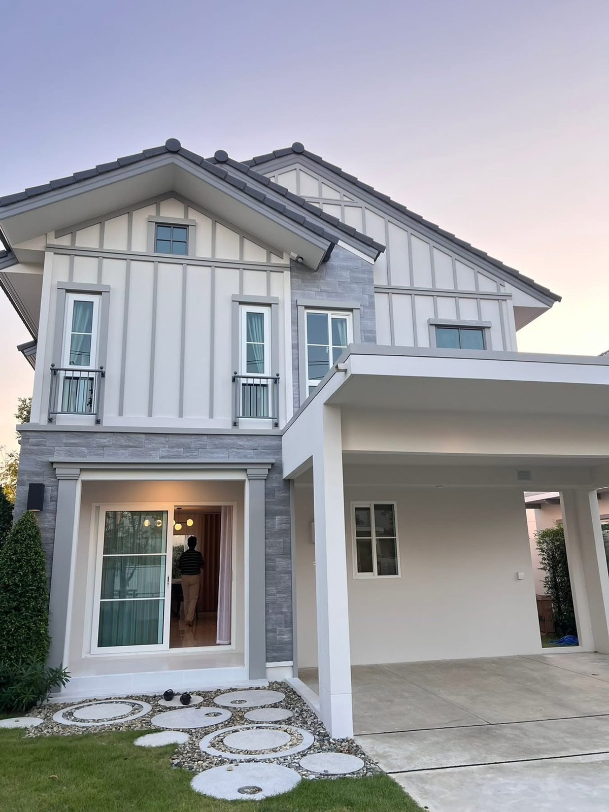 For RentHouseBangna, Bearing, Lasalle : M1542 For Rent House Villaggio 3 Srinakarin-Bangna