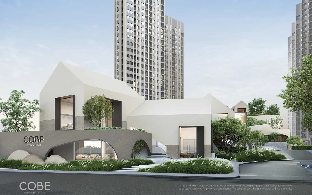 For SaleCondoRama9, Petchburi, RCA : For Sale COBE Ratchada Rama 9