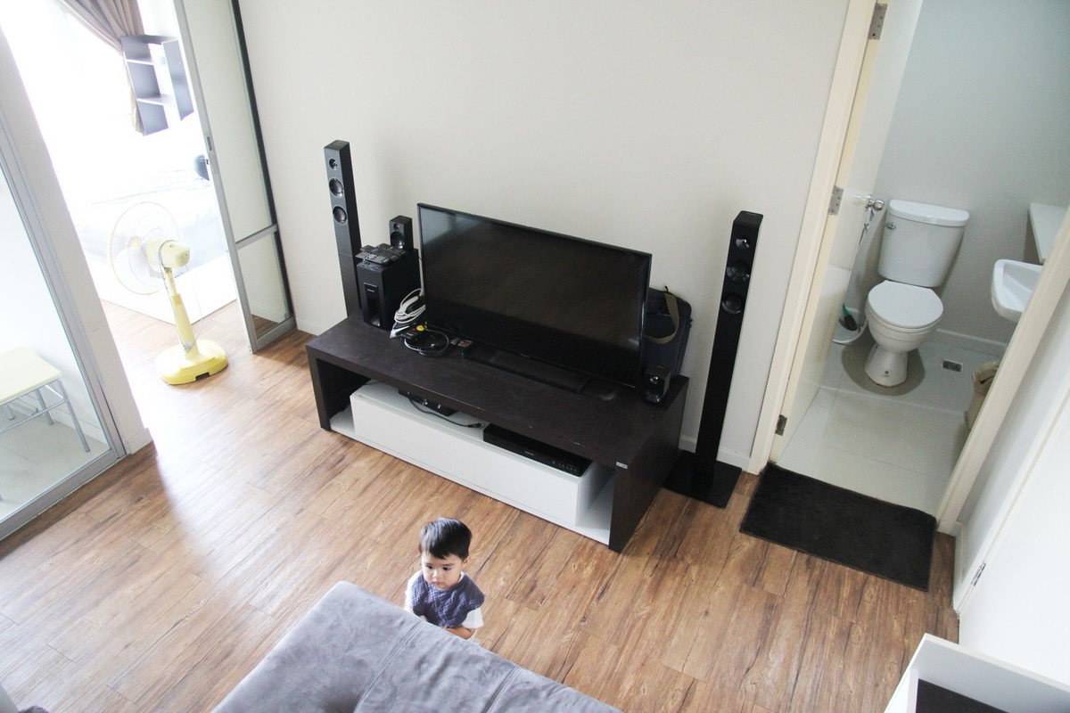 CondoPathum Thani,Rangsit, Thammasat : Condo near Thammasat University, 35 sq m., fully furnished, beautiful room.