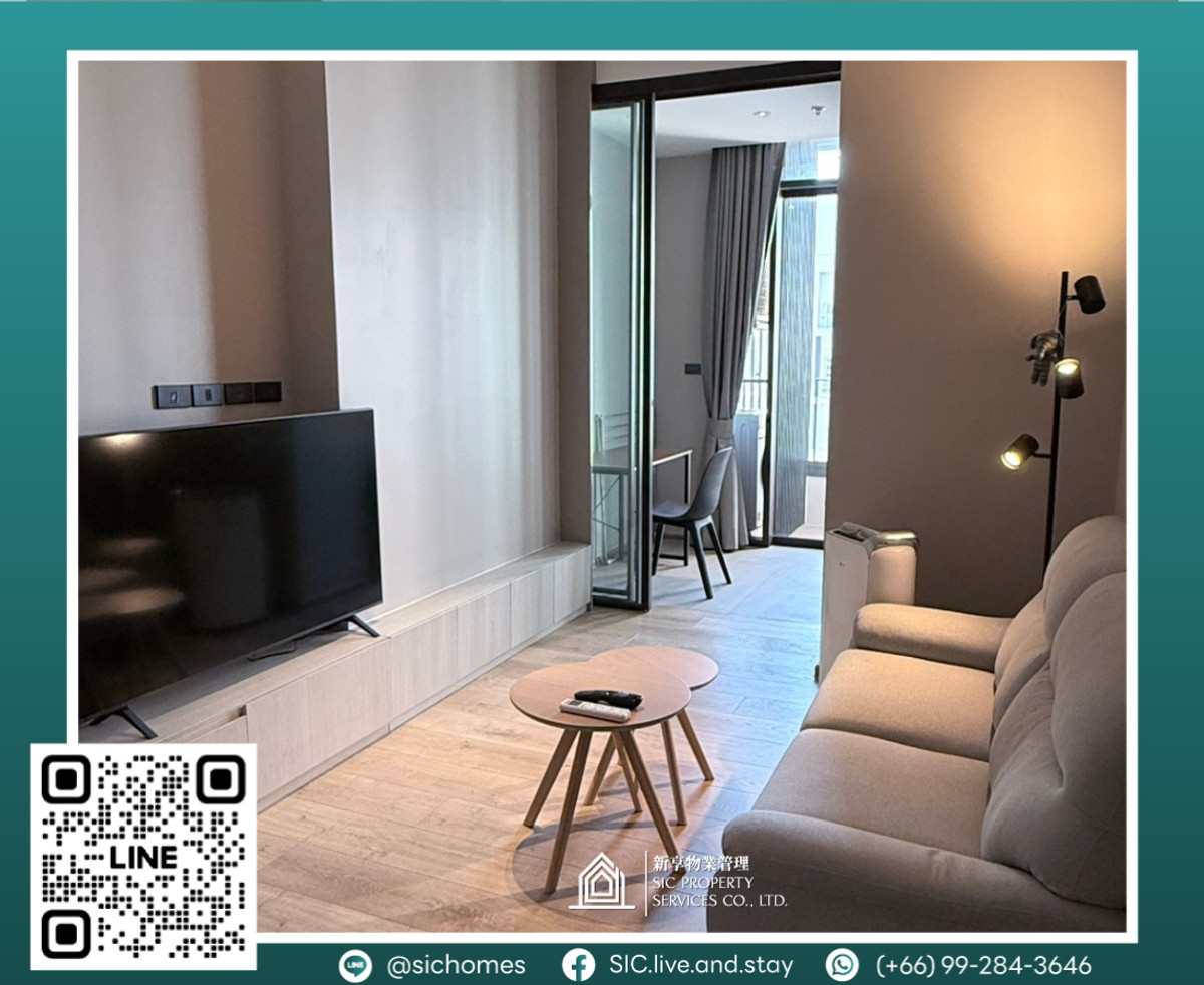 For RentCondoSukhumvit, Asoke, Thonglor : For rent ✨The FINE Bangkok Thonglor - Ekamai ✨ 1 bedroom, size 34.46 sq m, convenient travel🚅 near Donki Mall Thonglor🛍️