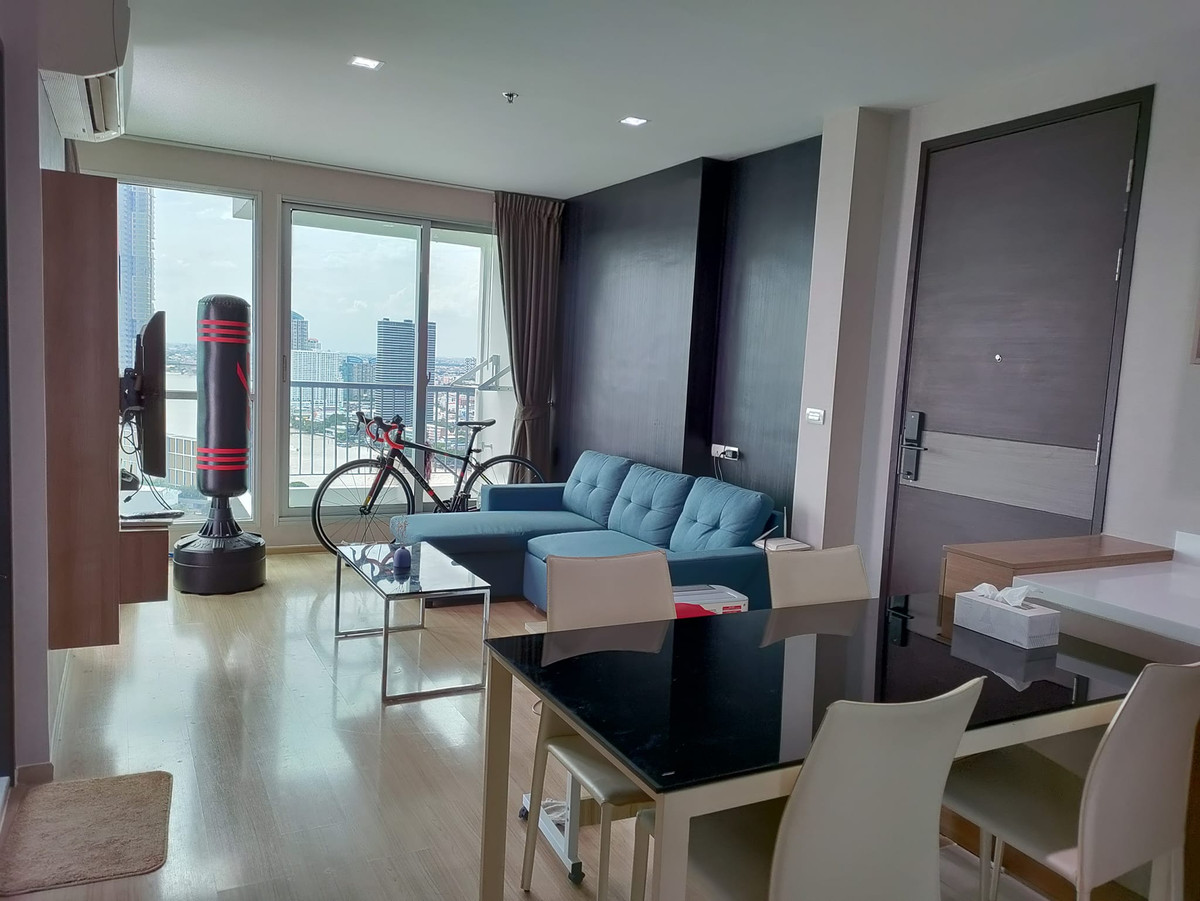 For RentCondoSathorn, Narathiwat : [For Rent] Rhythm Sathorn Condo, 2-Bedroom River View, Close to BTS Saphan Taksin, Beautiful View at a Great Price