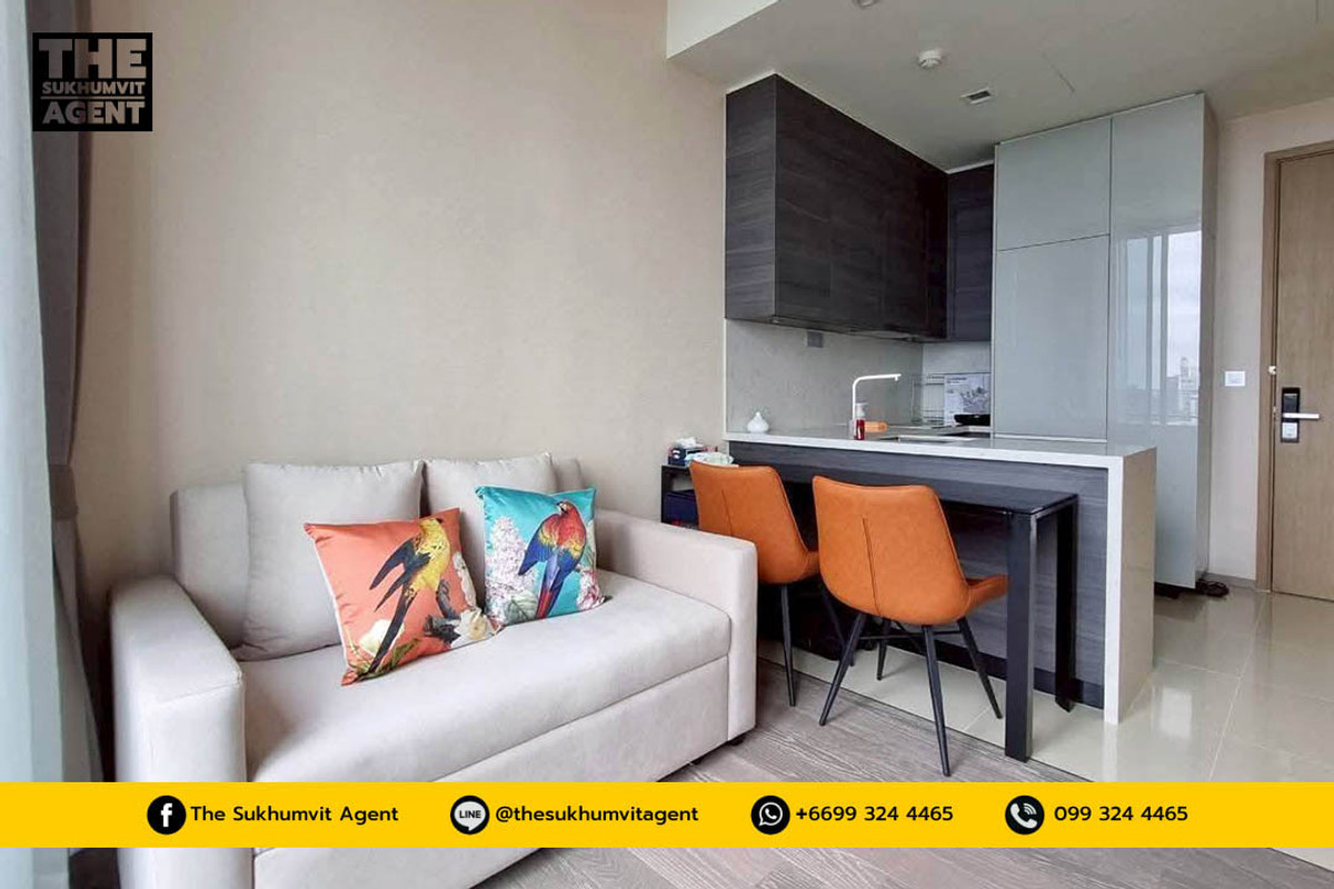 คอนโดสุขุมวิท อโศก ทองหล่อ : JY-SR0046 - ขาย/ให้เช่า ดิ เอส อโศก, ขนาด 44 ตร.ม., 1 ห้องนอน, 1 ห้องน้ำ, ชั้น 37