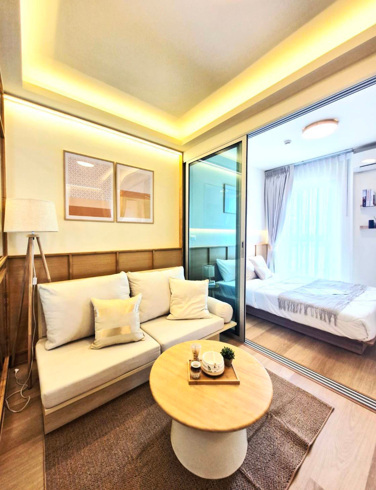 ขายคอนโดบางนา แบริ่ง ลาซาล : 🔥 ขายด่วน!!  ห้องรีโนเวทใหม่ พร้อมเฟอร์นิเจอร์  A Space Me Bangna