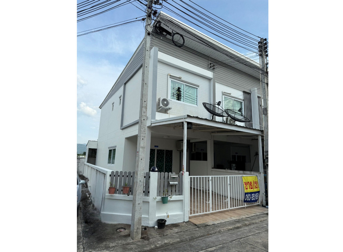 For SaleTownhomePattaya, Bangsaen, Chonburi : Call : 063-9516542 Townhome 2 story Bangsaen Hill Village, Khao Lam Road 22.8 sq.wa 2 Beds, 2 Baths near the motorway