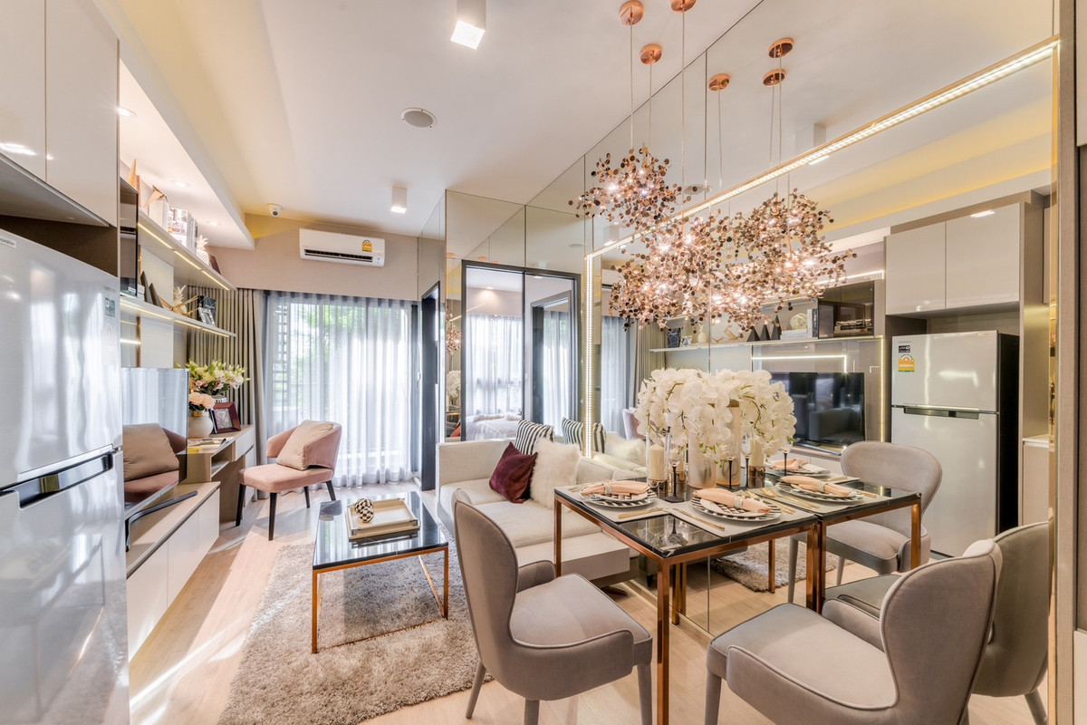 For SaleCondoRama9, Petchburi, RCA : Ideo Rama 9 - Asoke, beautiful room, ready to move in. Location in the heart of Rama 9