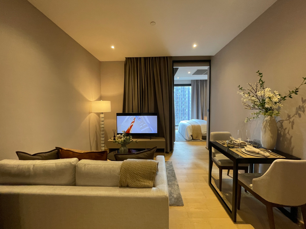 For SaleCondoRama9, Petchburi, RCA : Condo for sale, Ashton Asoke-Rama 9, functions, 1 bedroom, 1 bathroom, area 34.82 sq m, in the OMEGA building. Fully decorated and ready to move in (Fully-Decorated) and receive full promotions. The ultimate in luxury in the heart of New CBD only 230 m. f