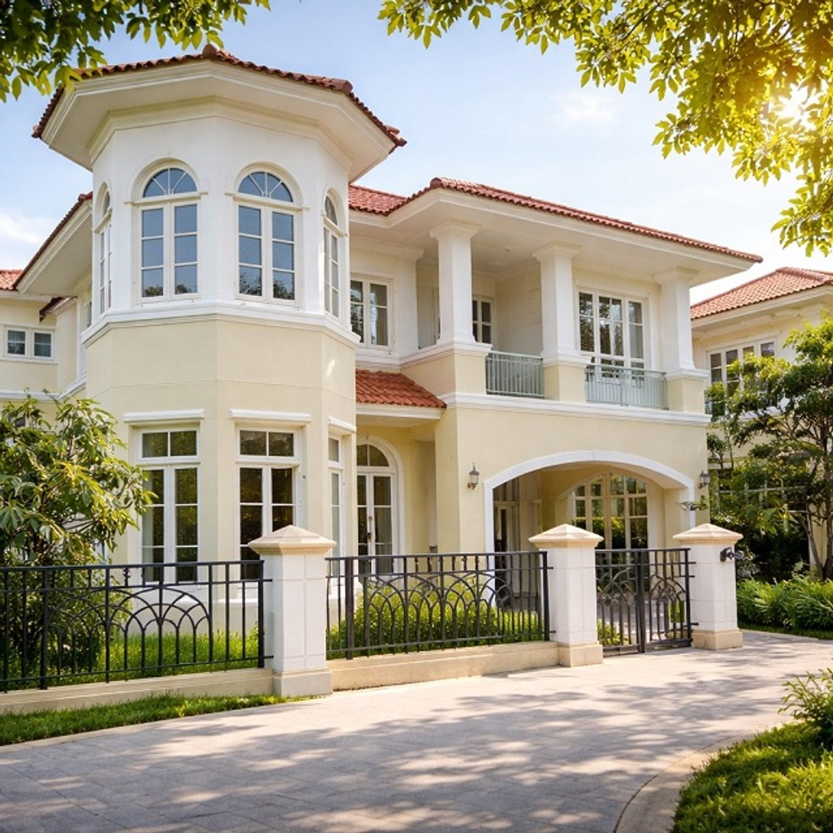 ให้เช่าบ้านปทุมธานี รังสิต ธรรมศาสตร์ : เฟอร์ครบ เช่าคฤหาสน์ รังสิต คลอง3 ภัสสร บ้านเดี่ยว 2 ชั้น ฟิวเจอร์ปาร์ครังสิต 5กม.4นอน เตียงครบ ติดถนนรังสิต-นครนายก 260 ตร.ม.