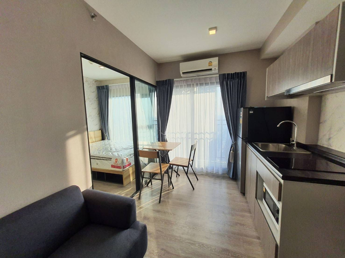 For RentCondoSamut Prakan,Samrong : 🔥🔥 Kensington Sukhumvit–Thepharak 🏢 1 bedroom | 1 bathroom | 1 living room 📐 Size 21.25 sq m. Building A, 33rd floor, city view