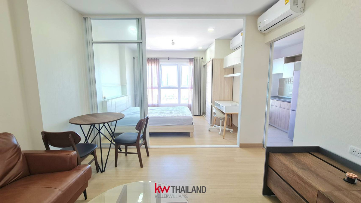 For RentCondoRamkhamhaeng, Hua Mak : 🔥🔥Urgent rent! Supalai Veranda Ramkhamhaeng condo, nice room, fully furnished