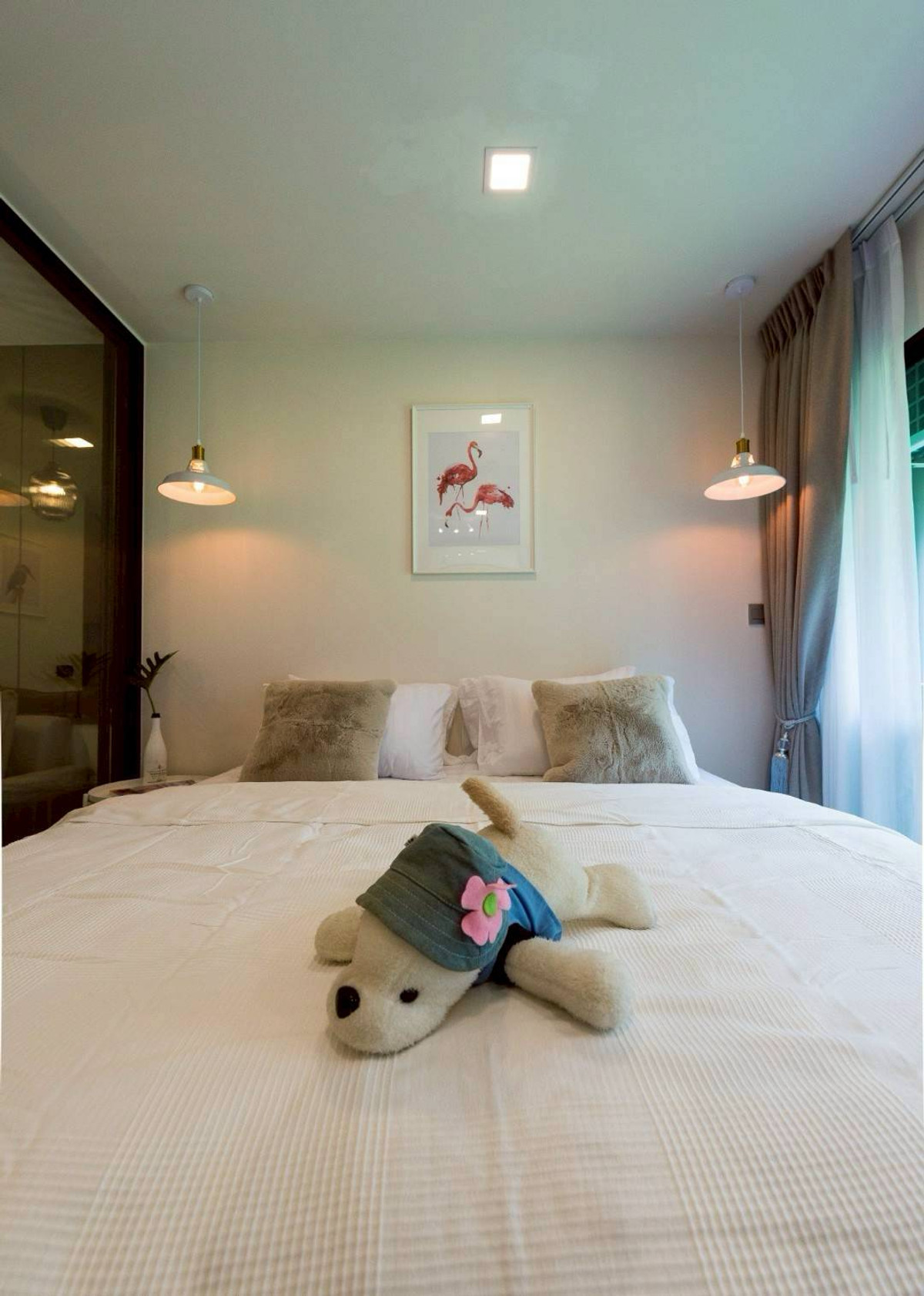 For RentCondoPathum Thani,Rangsit, Thammasat : 🏡 For rent Kave Town Shift 13,000฿💖 ✨ Building C, 3rd floor, large room, garden view ✅️ Ready to move in