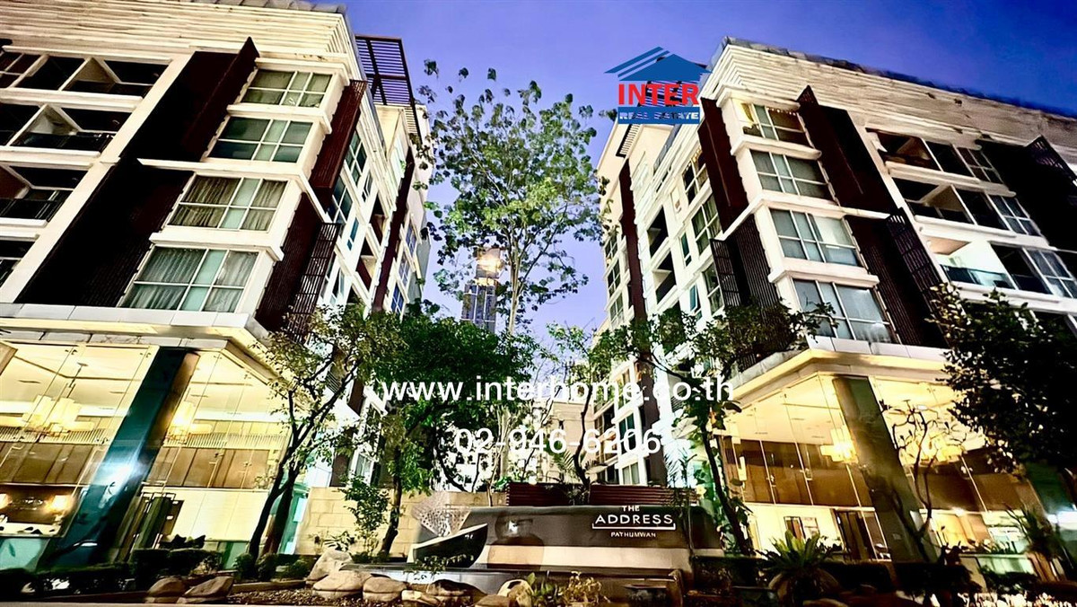 ขายคอนโดราชเทวี พญาไท : คอนโดมิเนียม 48.91 ตร.ม. ดิแอดเดรส ปทุมวัน ใกล้สยามดิสคัฟเวอรี ถนนเพชรบุรี เขตราชเทวี กรุงเทพมหานคร