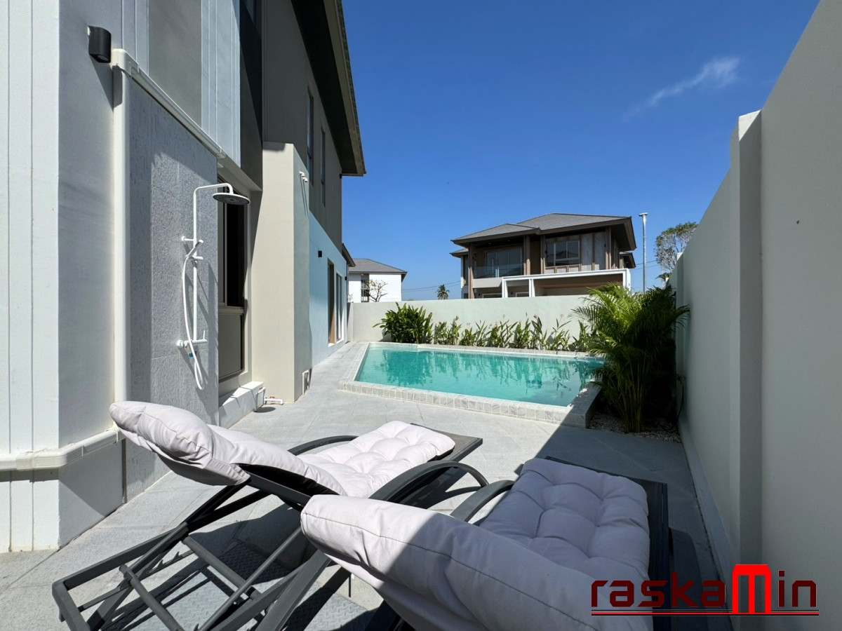 ขายบ้านพัทยา บางแสน ชลบุรี สัตหีบ : KT0095💎Horizon by Patta🏖️Pool Villa 4ห้องนอน 96ตรว 236ตรม พร้อมเฟอร์นิเจอร์🏊สระว่ายน้ำ ขายบ้านพูลวิลล่า💎Horizon by Patta