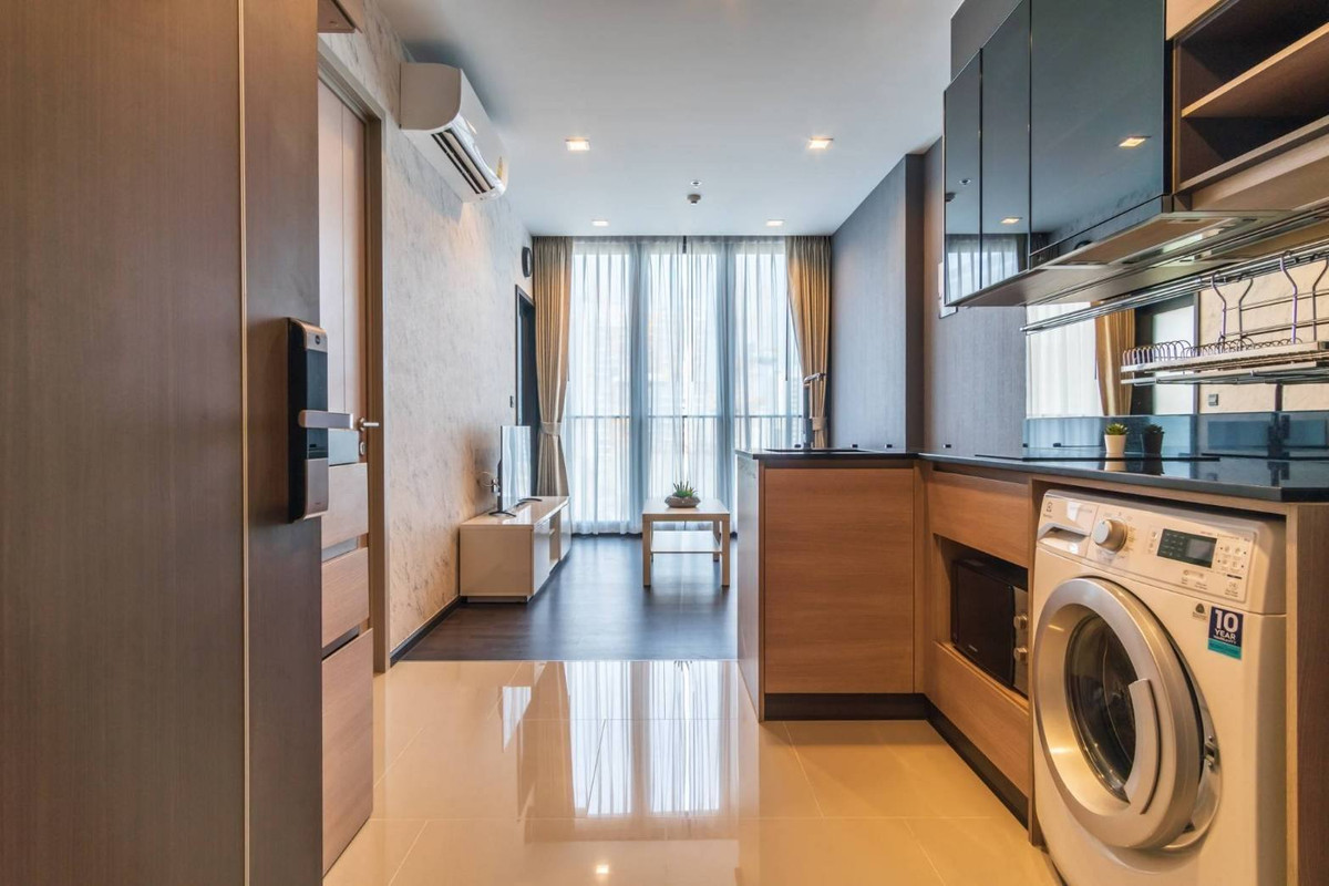 For RentCondoRama9, Petchburi, RCA : For rent, 1 bedroom, 35 sq m, The Line Asoke-Ratchada.