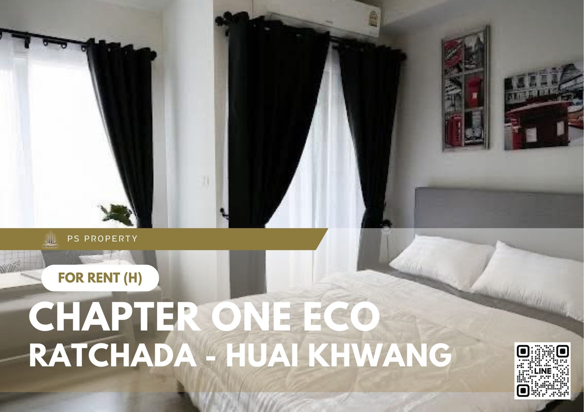 ให้เช่าคอนโดรัชดา ห้วยขวาง : ให้เช่า 📍 Chapter One Eco Ratchada - Huai Khwang 📍 เฟอร์นิเจอร์ และ เครื่องใช้ไฟฟ้าครบ ใกล้ MRT ห้วยขวาง