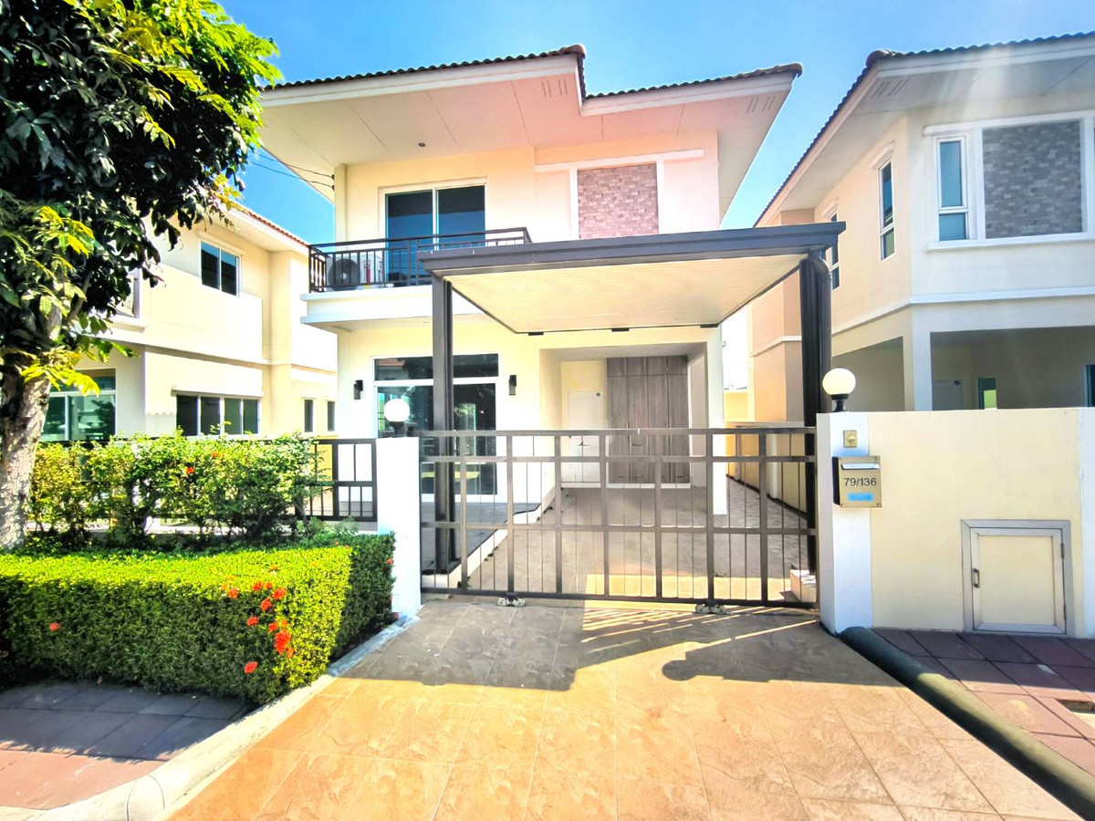 For SaleTownhomeNonthaburi, Bang Yai, Bangbuathong : House for sale Nonnicha Bangyai 2, beautiful house, new house, never lived in, new condition. Selling at a loss, house Nonnicha Bangyai 2, beautiful house, new house, never lived in, new condition.