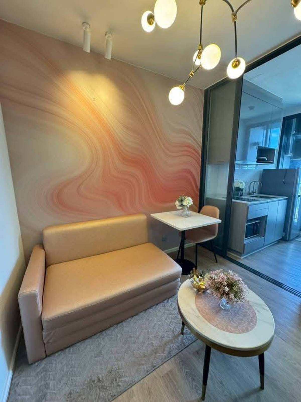 For RentCondoRamkhamhaeng, Hua Mak : Condo for rent: Modiz Rhyme Ramkhamhaeng (Modiz Rhyme Ramkhamhaeng) 📐 Size 26 sq m. 🏢 21st floor