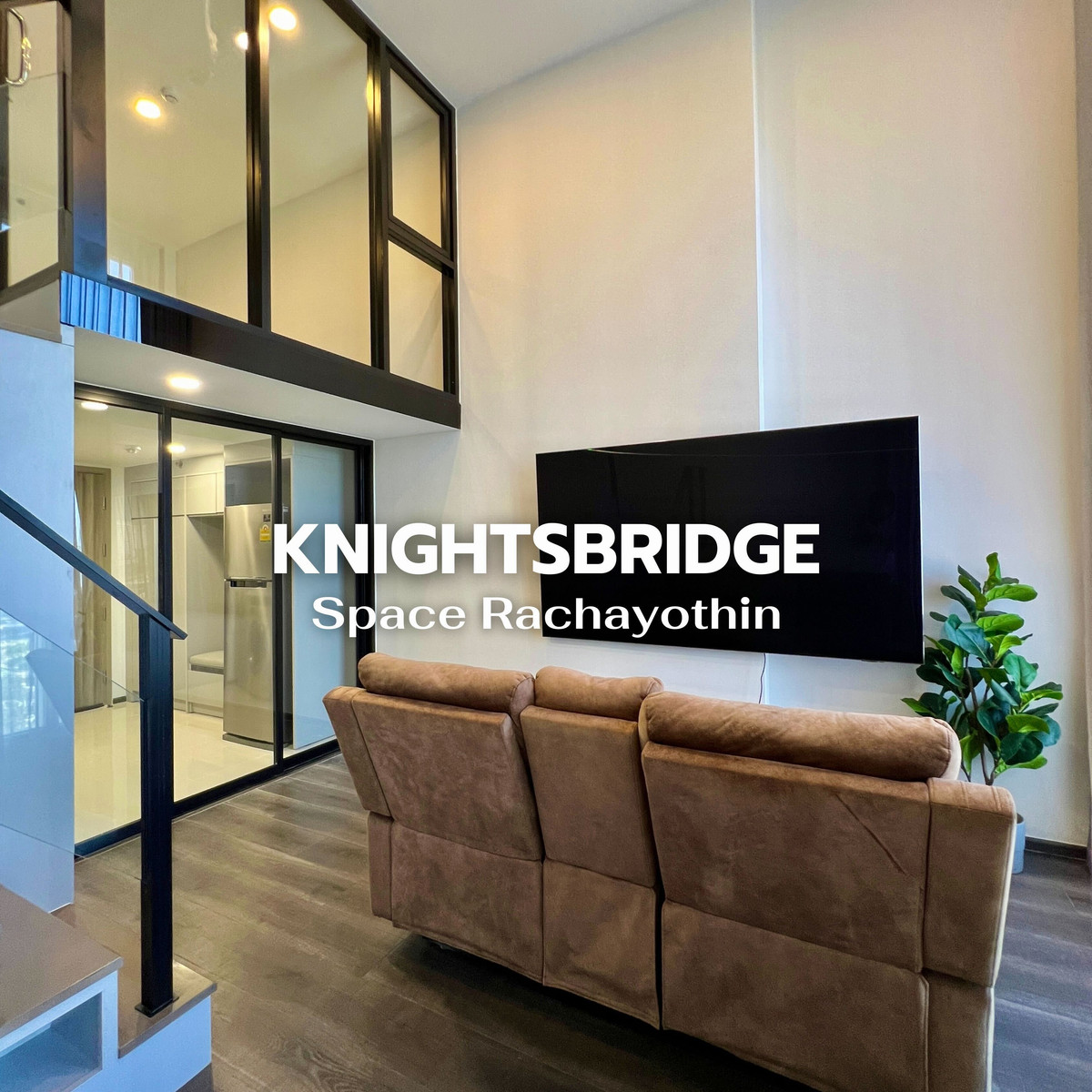 ให้เช่าคอนโดเกษตรศาสตร์ รัชโยธิน : 🏙️ For Rent: KnightsBridge Ratchayothin (ไนท์บริดจ์ รัชโยธิน) 1 Bedroom | Only 27,000 THB/month  BTS Phahonyothin 24 (0 meters!) 🚆🌳