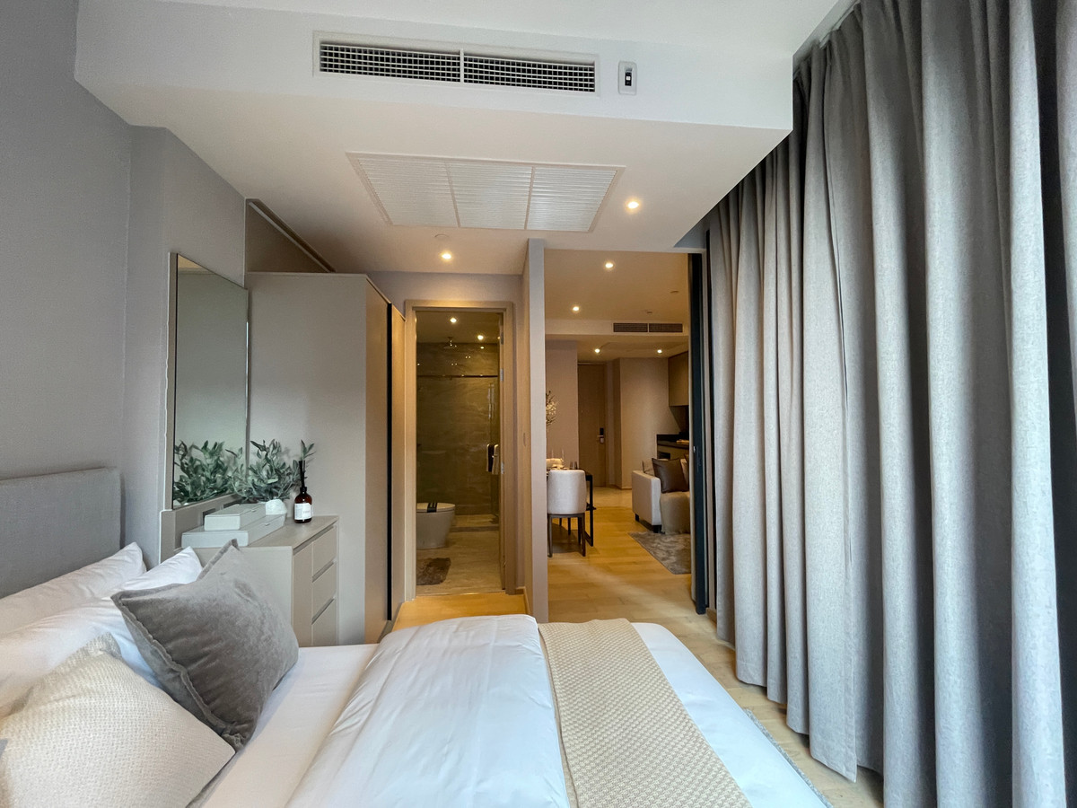 For SaleCondoRama9, Petchburi, RCA : Condo for sale, Ashton Asoke-Rama 9, functions, 1 bedroom, 1 bathroom, area 34.82 sq m, in the OMEGA building. Fully decorated and ready to move in (Fully-Decorated) and receive full promotions. The ultimate in luxury in the heart of New CBD only 230 m. f