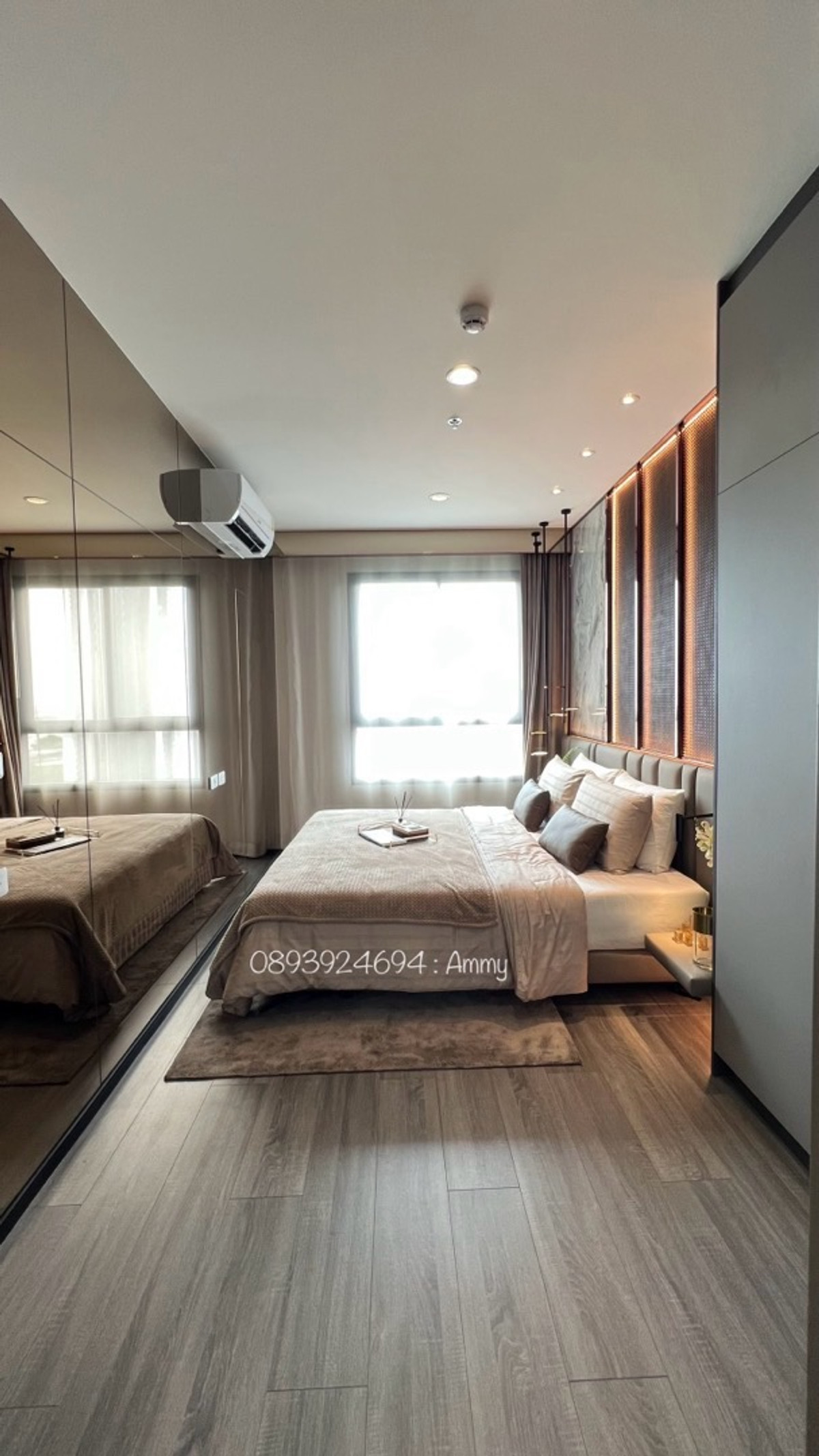 For SaleCondoKhlongtoei, Kluaynamthai : 2 bedrooms, first hand, near Bts. Phra Khanong, only 350 m. Fully fitted, 5.99 million baht, free of charge on transfer day (0893924694: Am Sales Department)