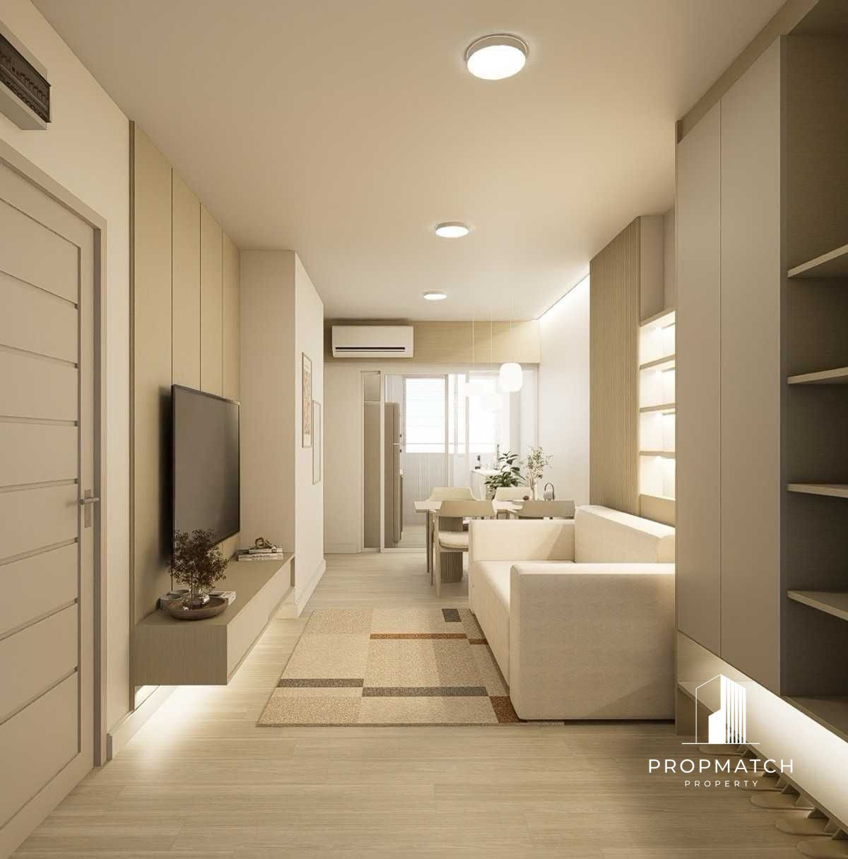 For SaleCondoRatchadapisek, Huaikwang, Suttisan : ✨Flash Deal ✨ Supalai City Resort Ratchada - Huai Khwang ( 2Bed 1Bath 42SQM.) Ready to move in! Only 2,790,000 baht Tel.0981315848 @propmatch