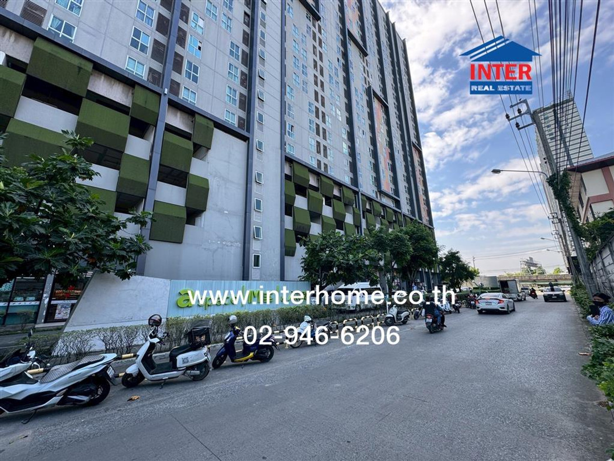 For SaleCondoBangna, Bearing, Lasalle : Condominium 31.73 sq m. Espace Me Bangna near IKEA Bangna. Bangna-Trad Road, Bang Phli, Samut Prakan