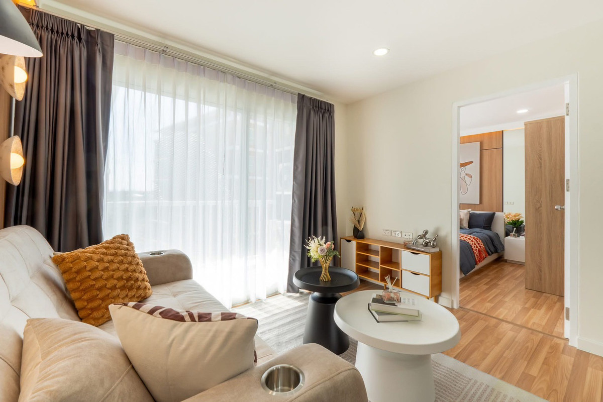 ขายคอนโดเลียบทางด่วนรามอินทรา : 𝟐 ห้องนอน ✨ รามอินทรา MRT วัชรพล สวย ครบ พร้อมเข้าอยู่ 