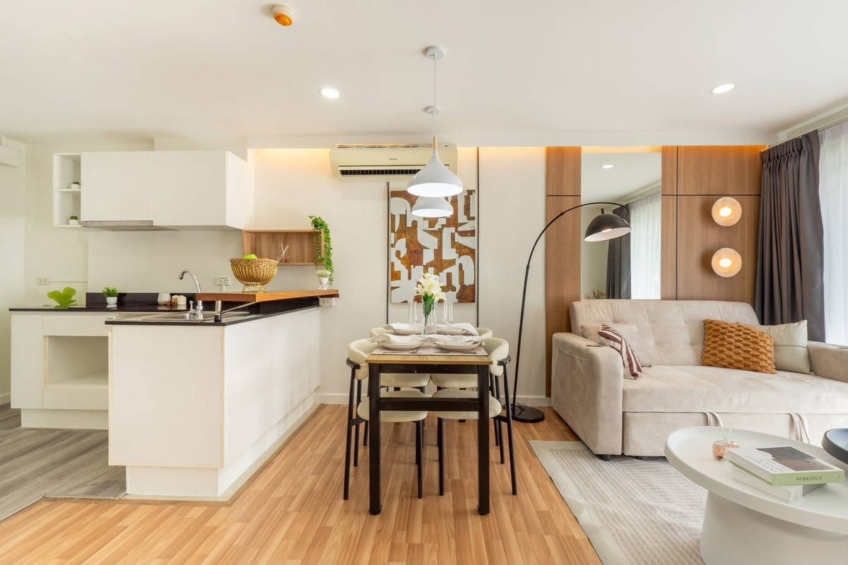 ขายคอนโดเลียบทางด่วนรามอินทรา : 𝟐 ห้องนอน ✨ รามอินทรา MRT วัชรพล สวย ครบ พร้อมเข้าอยู่ 