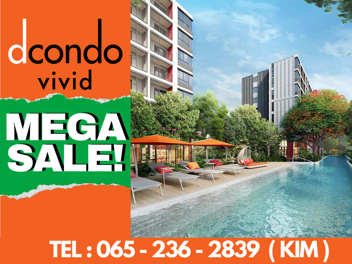 For SaleCondoPathum Thani,Rangsit, Thammasat : dcondo Vivid Rangsit Pay less than rent, starting from 1.79 million THB* Opposite Bangkok University 📱 065-236-2839