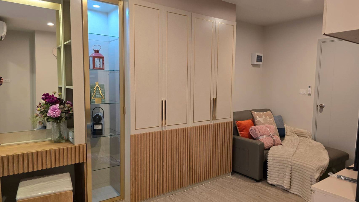 ให้เช่าคอนโดบางนา แบริ่ง ลาซาล : ใหม่🌈ห้องมุมRegent Home Bangna (รีเจ้นท์โฮม บางนา) ใกล้BTS🚝บางนาเพียง350เมตร ตึก🅱️ชั้น15(28 ตร.ม.) 1ห้องนอน เฟอร์นิเจอร์+เครื่องใช่ไฟฟ้าครบ(มีเครื่องซักผ้าฝาหน้า+ประตูDigital)