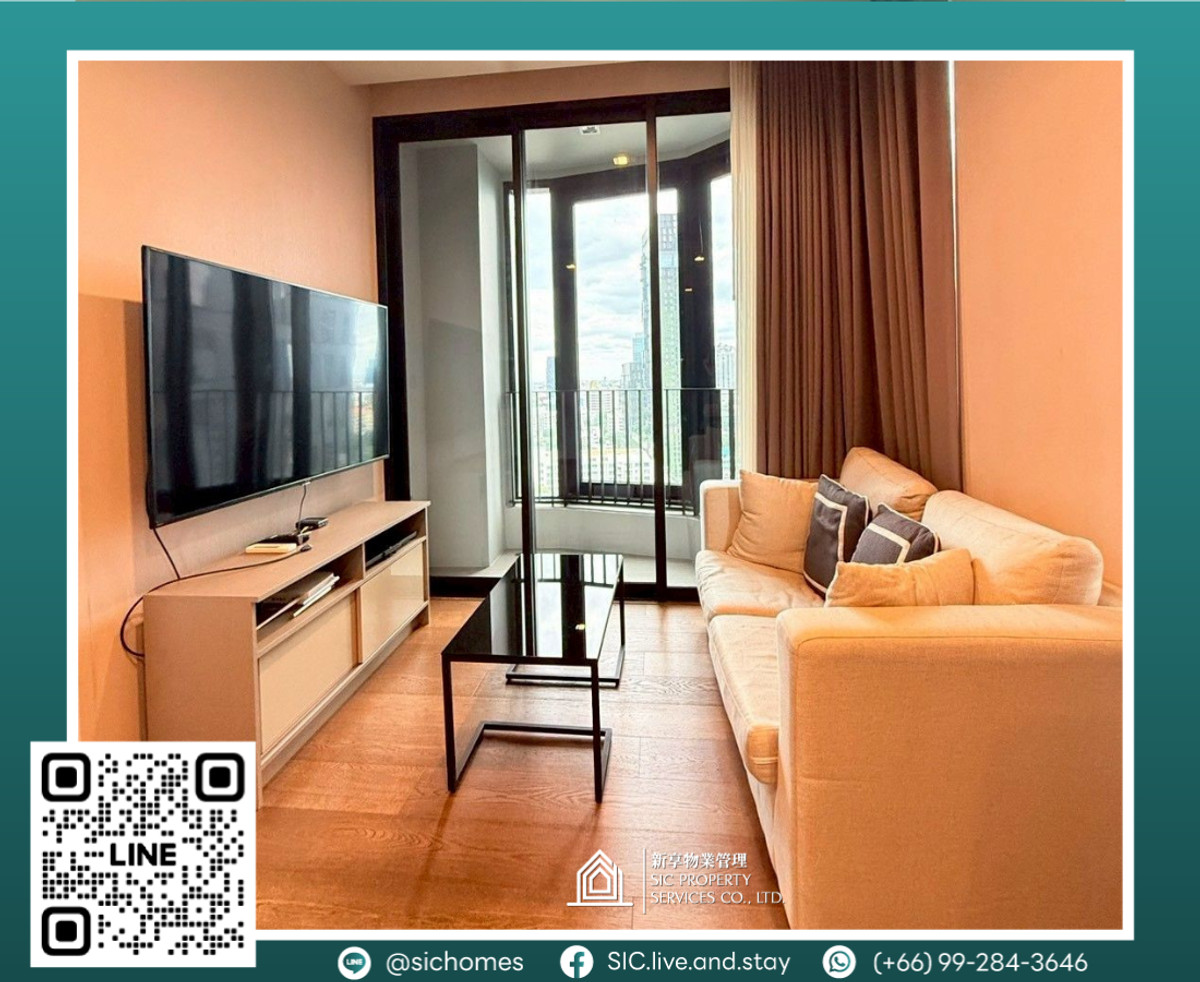 ให้เช่าคอนโดสุขุมวิท อโศก ทองหล่อ : ให้เช่า ✨Ideo Q Sukhumvit 36✨1 ห้องนอน + ห้องอเนกประสงค์ 🥰💕 ขนาด 47 ตรม เดินทาสะดวกใกล้ BTS ทองหล่อ 🚅