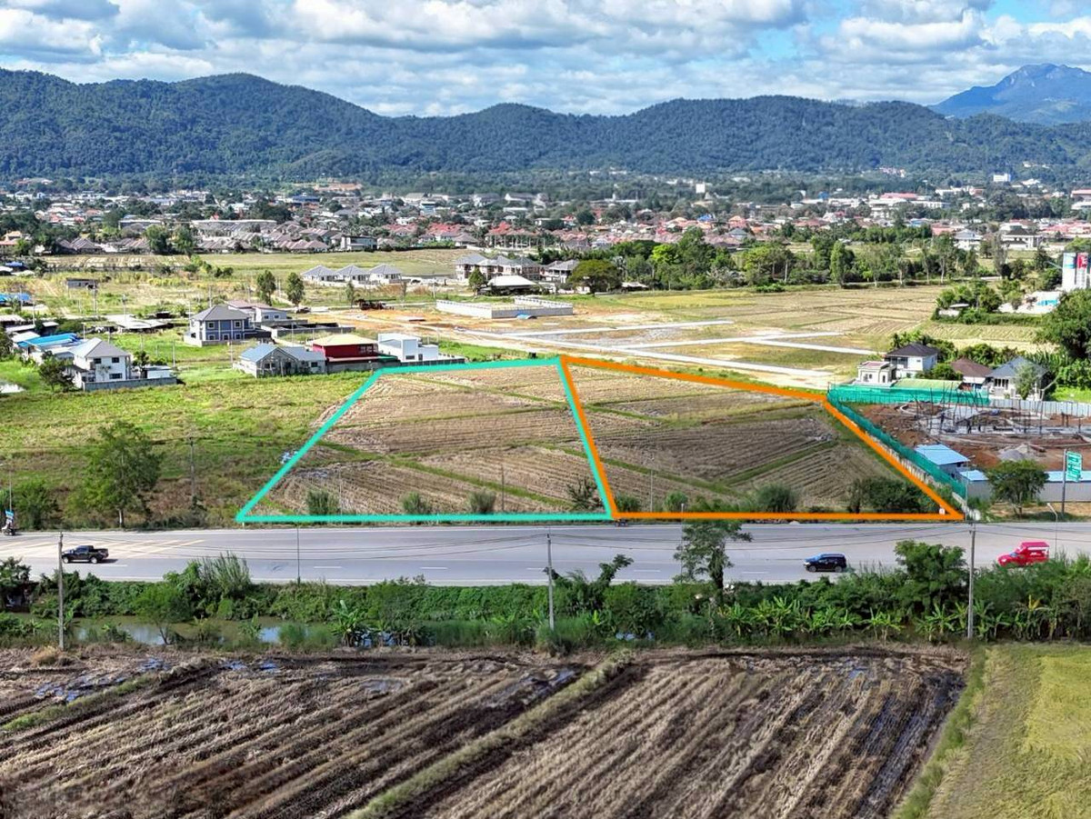 ขายที่ดินเชียงราย : ขายที่ดินติดถนนบายพาสแม่สาย 5 ไร่