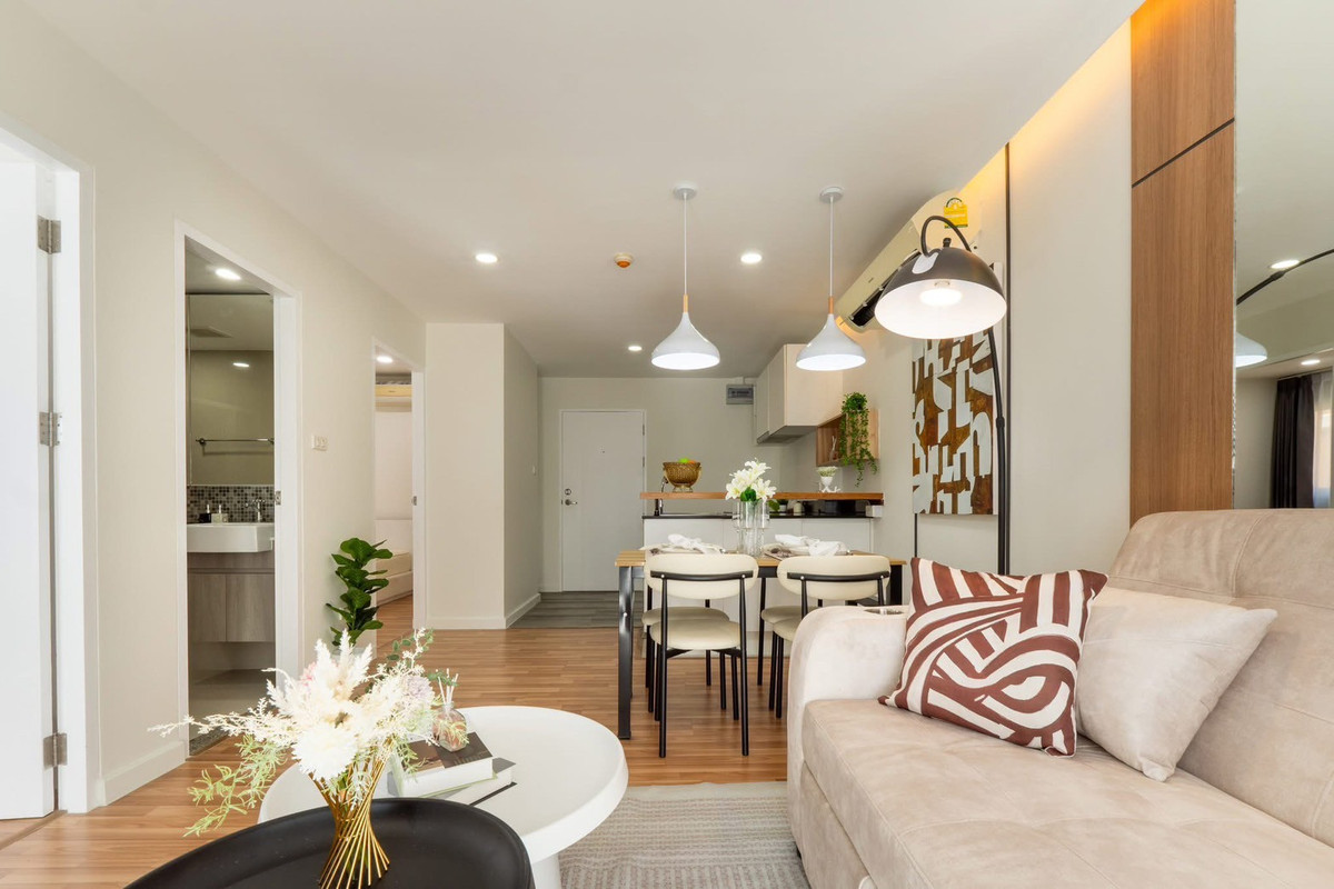 ขายคอนโดเลียบทางด่วนรามอินทรา : 𝟐 ห้องนอน ✨ รามอินทรา MRT วัชรพล สวย ครบ พร้อมเข้าอยู่ 