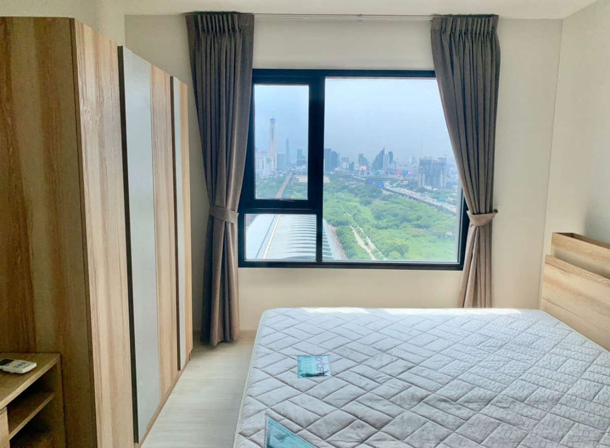 For RentCondoRama9, Petchburi, RCA : ✅Life Asoke 29.50sqm, high floor, Makkasan view, ready to move in✅