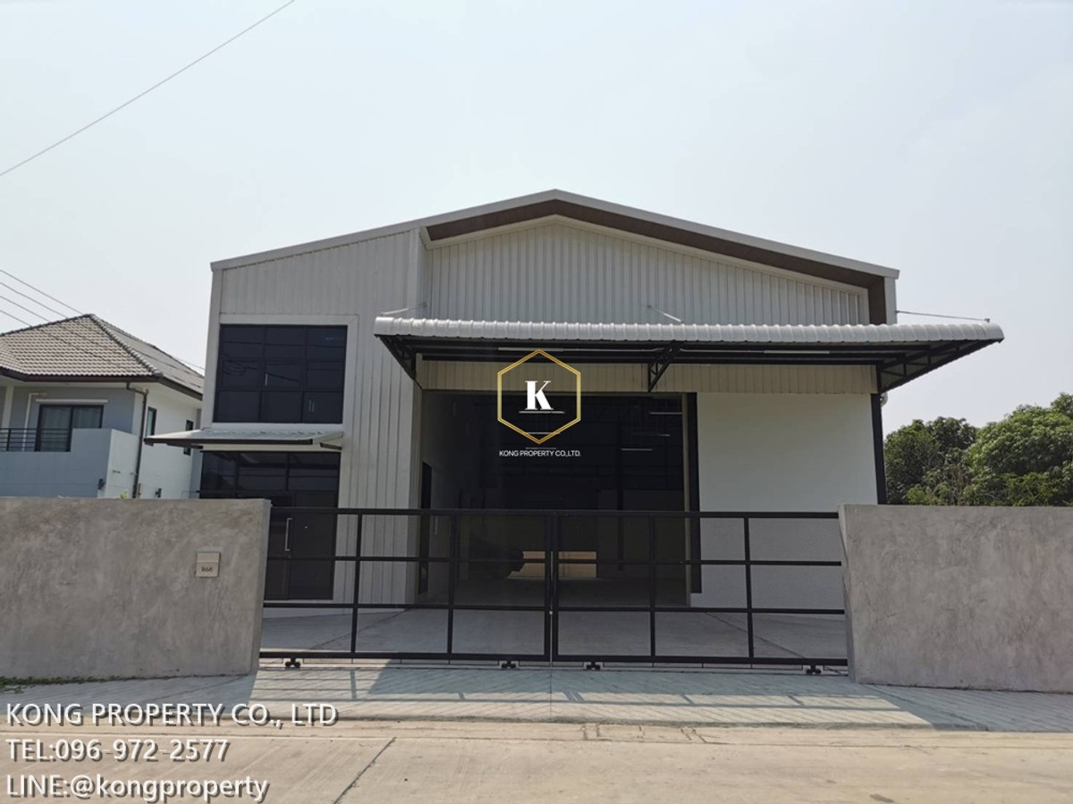 For RentWarehousePhutthamonthon, Salaya : Warehouse for rent, Bang Kruai, Salaya, Phutthamonthon Sai 3, 4, Nonthaburi, with 2-story office.