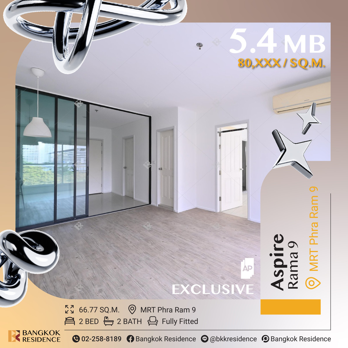 For SaleCondoRama9, Petchburi, RCA : 🚀 Hot Deal! Aspire Rama 9 - Lowest Price in the Market, Near MRT Rama 9