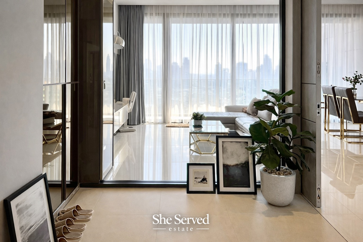 ให้เช่าคอนโดสุขุมวิท อโศก ทองหล่อ : For Rent ◈ Vittorio Sukhumvit 39 ◈ Beautiful room ♥ Bedrooms 2 Bathrooms • 136.07sq.m. • High floor 