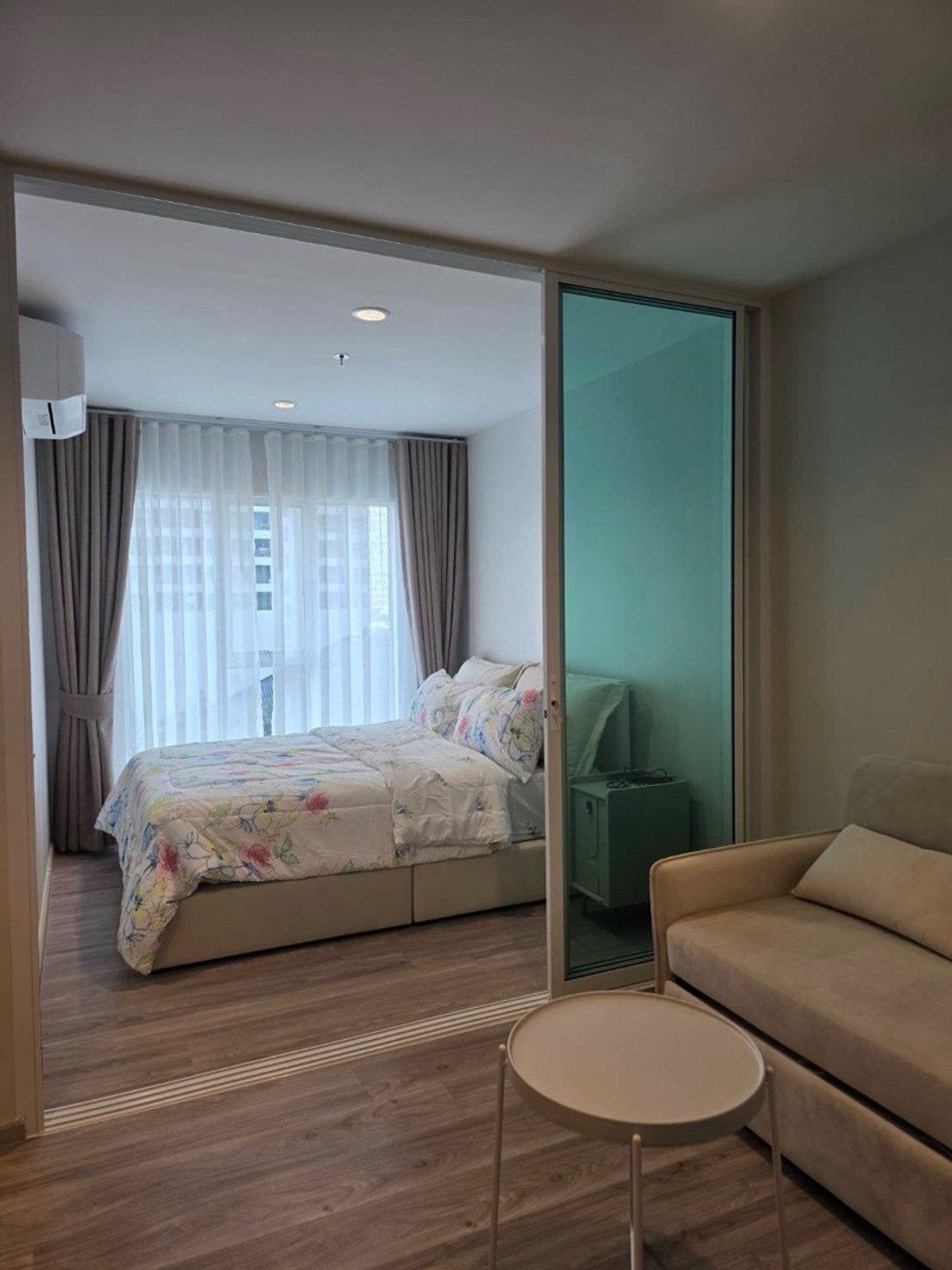 ให้เช่าคอนโดบางนา แบริ่ง ลาซาล : ใหม่🌈Regent Home Bangna (รีเจ้นท์โฮม บางนา) ใกล้BTS🚝บางนาเพียง350เมตร ตึก🅰️ชั้น6 28 ตร.ม. 1ห้องนอน เฟอร์นิเจอร์+เครื่องใช่ไฟฟ้าครบ(มีเครื่องซักผ้าฝาหน้า+ประตูDigital)