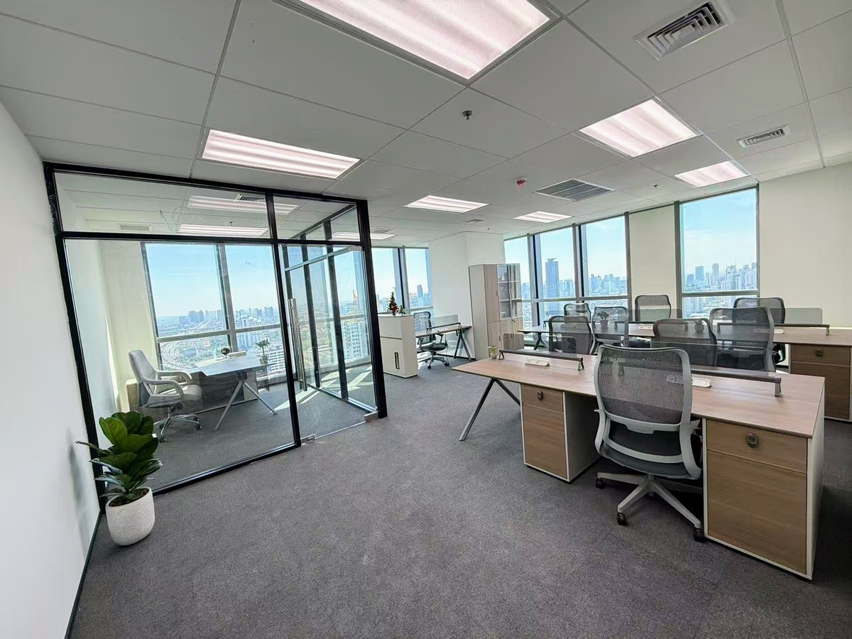 ให้เช่าสำนักงานพระราม 9 เพชรบุรีตัดใหม่ RCA : WoKii @V One Tower 72ตรม พื้นที่สำนักงานพร้อมใช้งาน ให้เช่า ตกแต่งครบ พร้อมเฟอร์นิเจอร์ ใกล้ MRT พระราม9 เซ็นทรัล พระราม9 รพ.พระราม 9