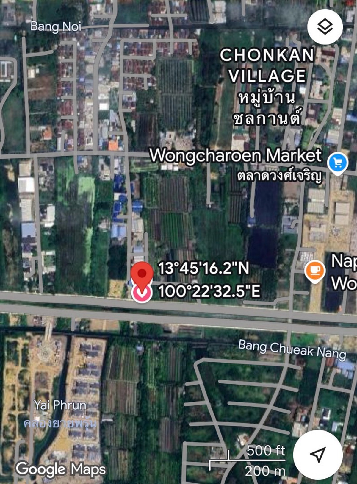 ที่ดินพุทธมณฑล ศาลายา : ขายที่ดิน 155 ตารางวา ติดถนนสามแยกไฟฉาย - พุทธมณฑลสาย4 