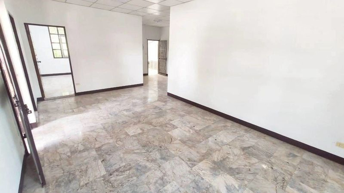 HouseNakhon Nayok : For rent, one-story house in Nakhon Nayok, near Chulachomklao Royal Military Academy (C.P.R.), vacation home style, 74 sq m., located before the waterfall, Phrommani Subdistrict, Mueang District, size 3 bedrooms, 2 bathrooms.