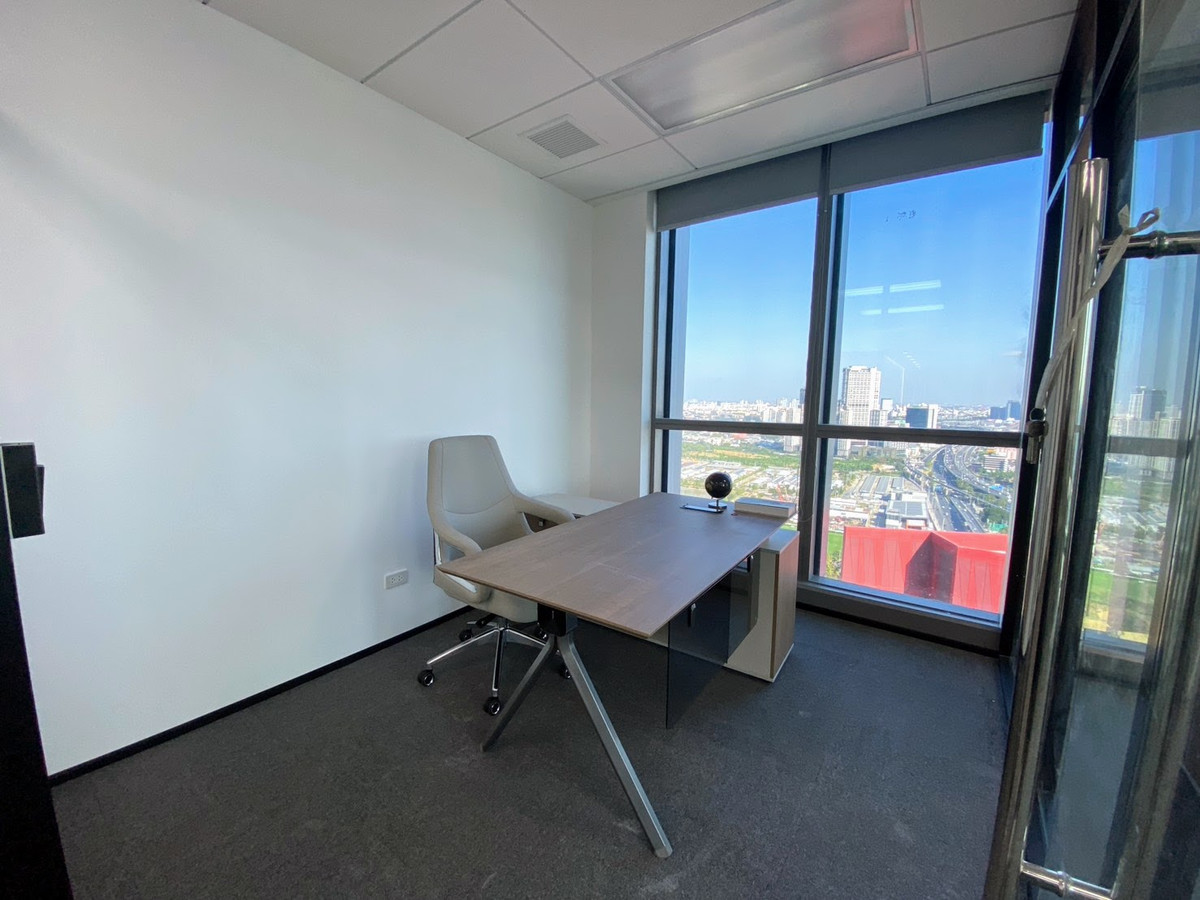 For RentOfficeRama9, Petchburi, RCA : Service Office 72sqm For RENT Fully Furnished Ready to Move Near MRT Phraram 9 Central Rama 9 Pra Ram 9 Hospital