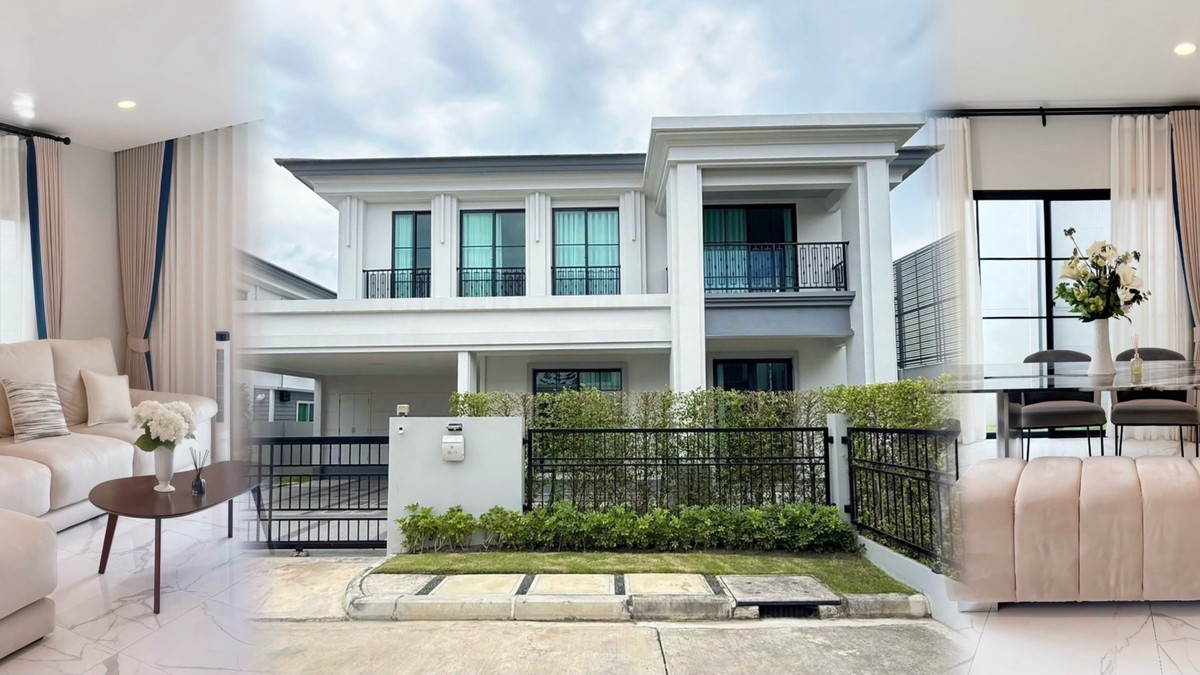 ให้เช่าบ้านเสรีไทย-นิด้า : ◈Setthasiri Serithai ◈ (Corner Unit) • 4 Bedrooms • 4 Bathrooms • 1 Maid room
• EV charger • Solar panel system 