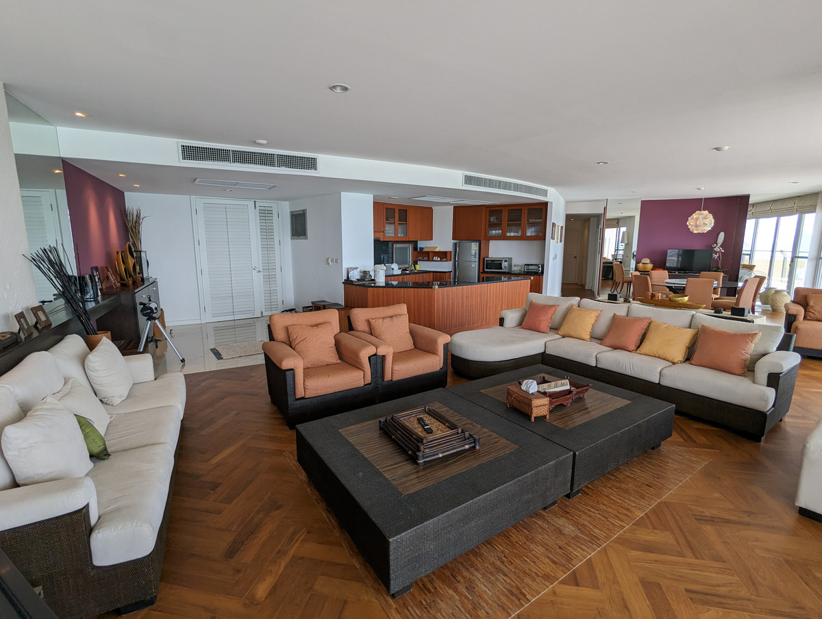 For RentCondoHuahin, Prachuap Khiri Khan, Pran Buri : 3 bedrooms with sea view at Baan Rom Ruen Hua Hin, Contact 062-496-6454